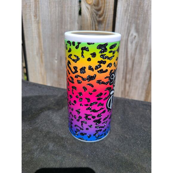 Support Day Drinking Skinny Can Cooler / Hard Surface Slim Can Holder - Picture 3 of 8